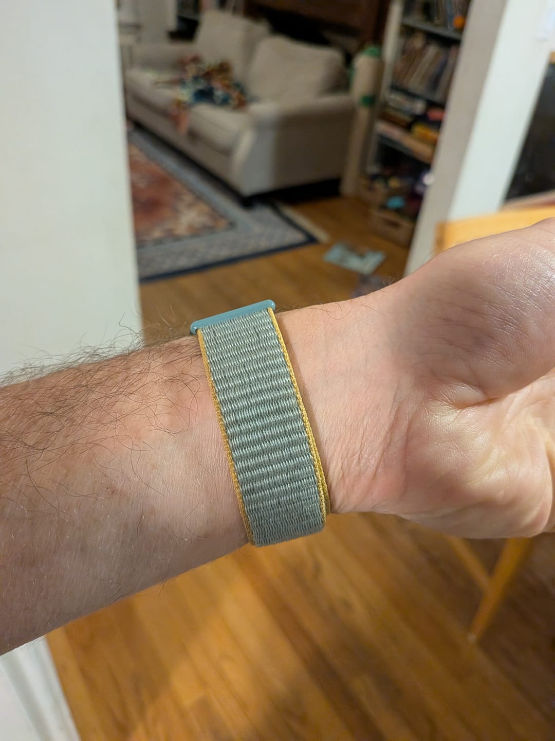 Customer photo review of COROS Nylon Loop Band Replacement Breathable Comfort