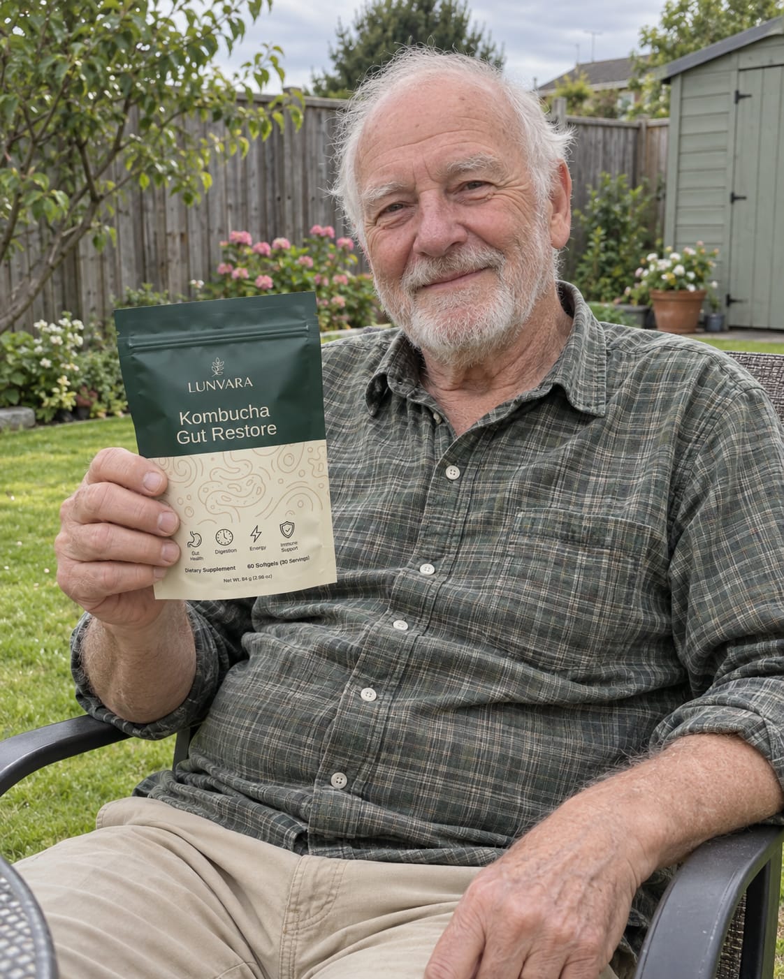 Customer photo review of Kombucha Gut Restore Softgels