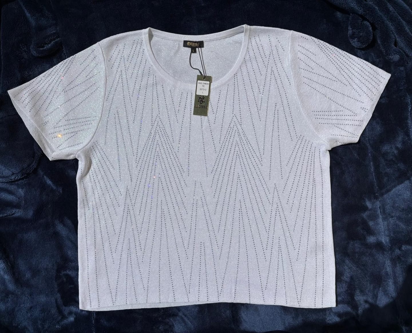 Customer photo review of Angel Diamond Tee