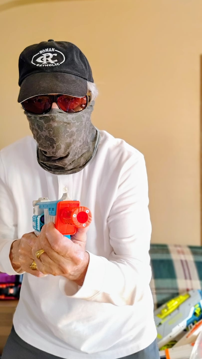 Customer photo review of Nitroshot+ Outlaw - Blue