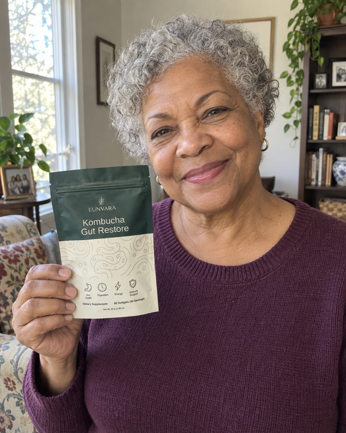 Customer photo review of Kombucha Gut Restore Softgels