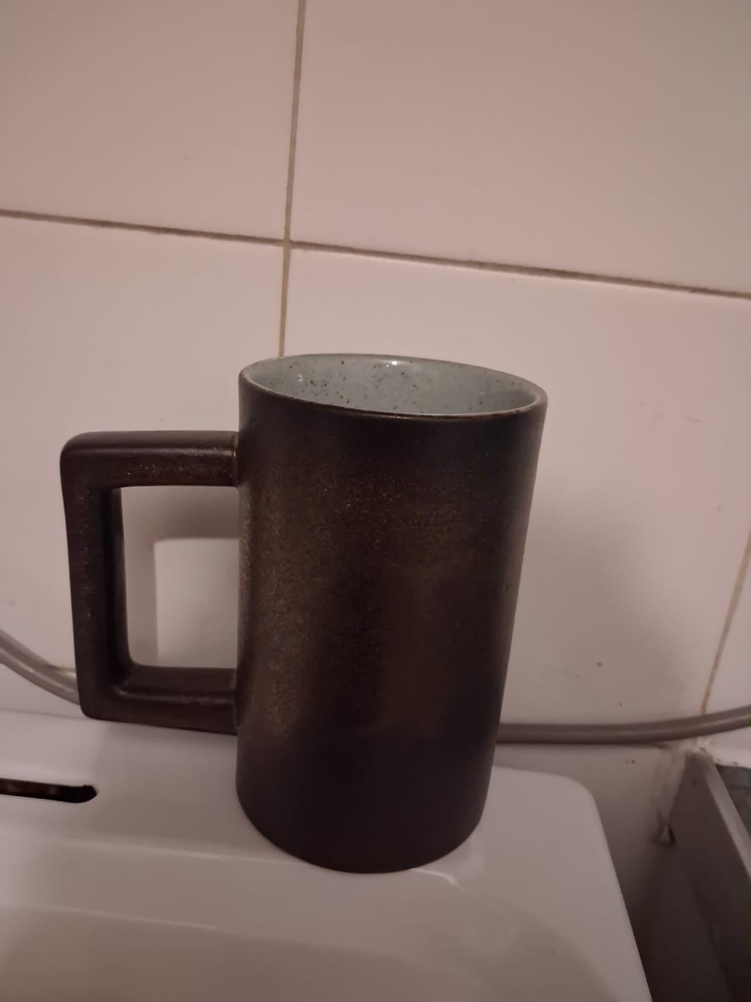 Customer photo review of Vintage Industrial Coffee Cups
