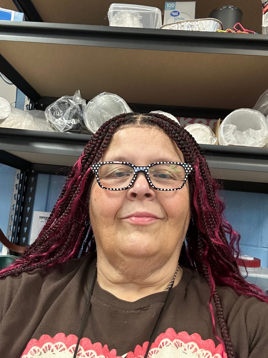 Customer photo review of 30 Inch Swiss HD Full Lace Human Hair Boho Box Braided Wig