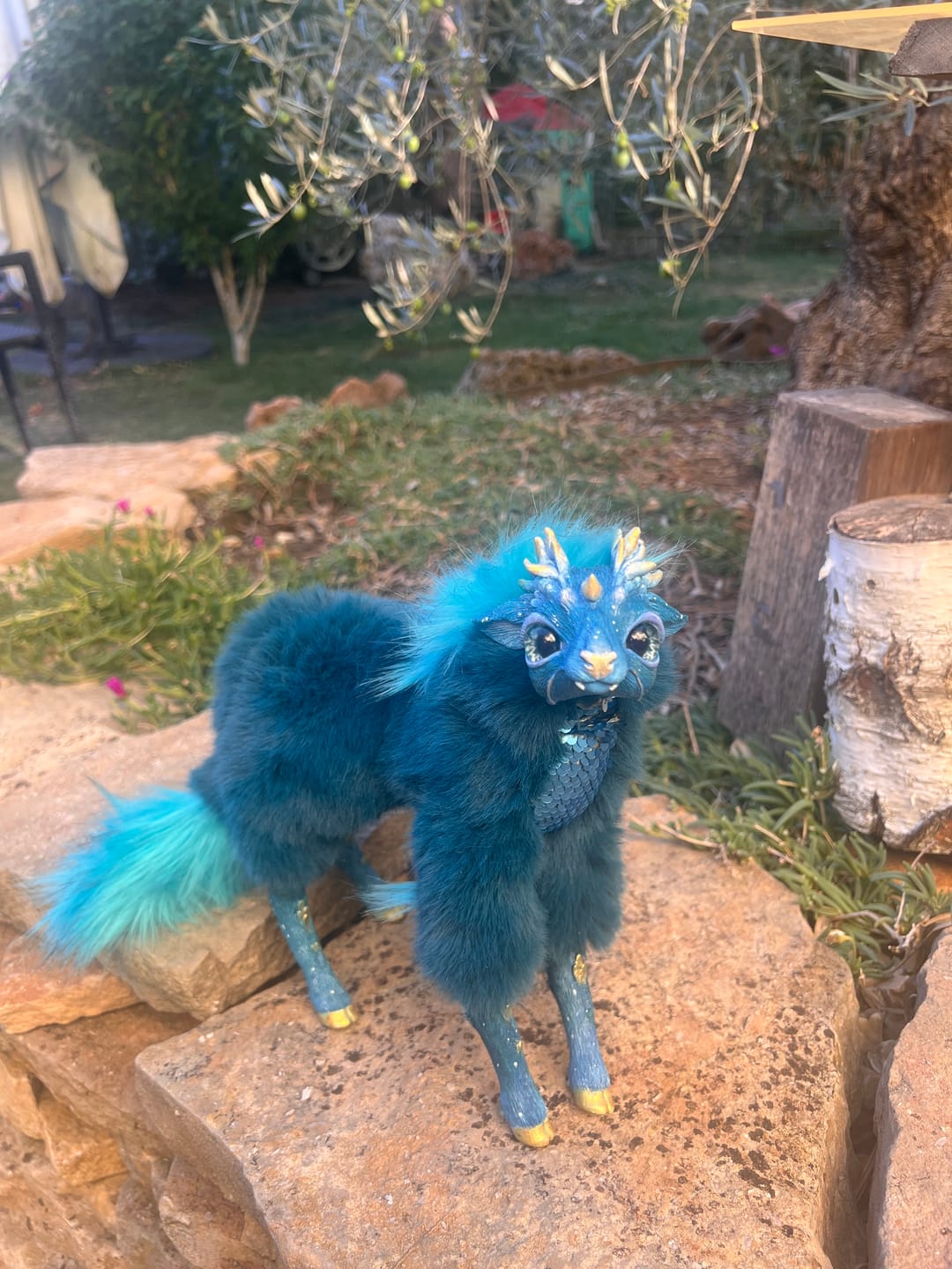 Customer photo review of Baby qilin– Blue