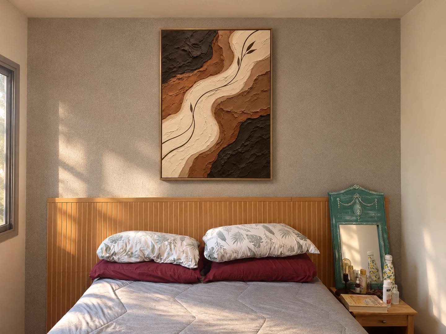 Customer photo review of Textured & Impasto Art｜Earth River Contours