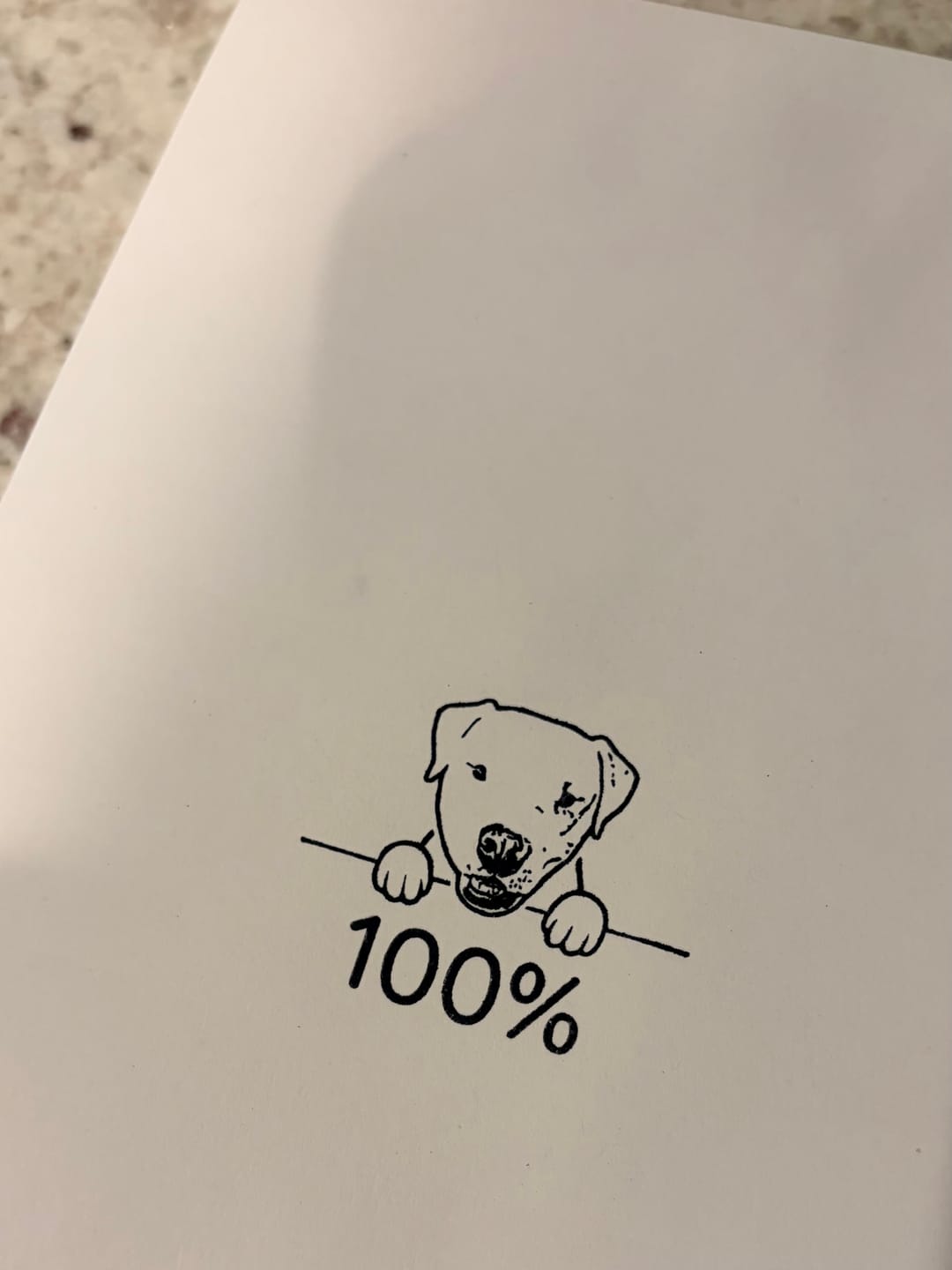 Customer photo review of Face Stamp ¦ 1.5" Square Stamp ¦ US