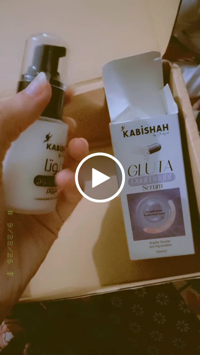 Customer video review of Gluta Dual Bright Serum