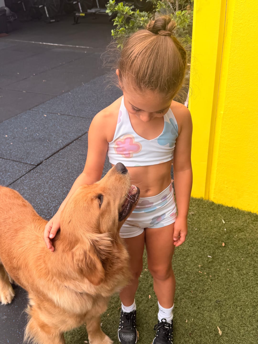 Customer photo review of Halter Crop Top - Daisy