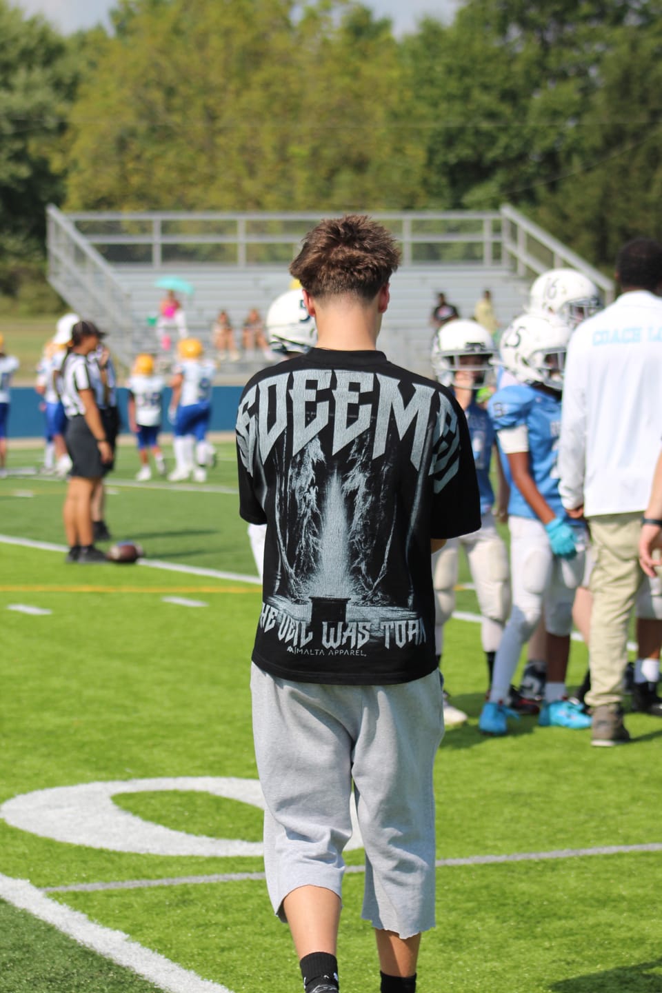Customer photo review of Redeemed Graphic Tee (Oversized Fit)