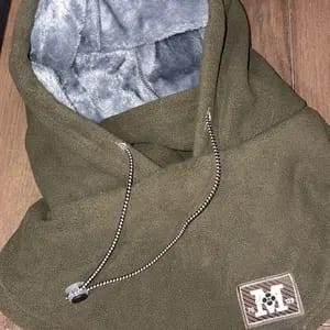 Customer photo review of VarmeHuva™ – 3-i-1 beskyttelse mot kulde & vind