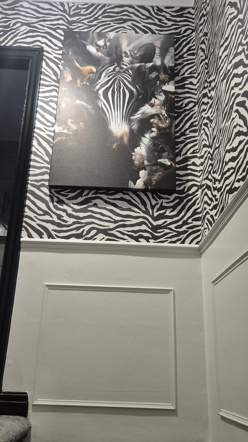 Customer photo review of ZEBRA FLORAL