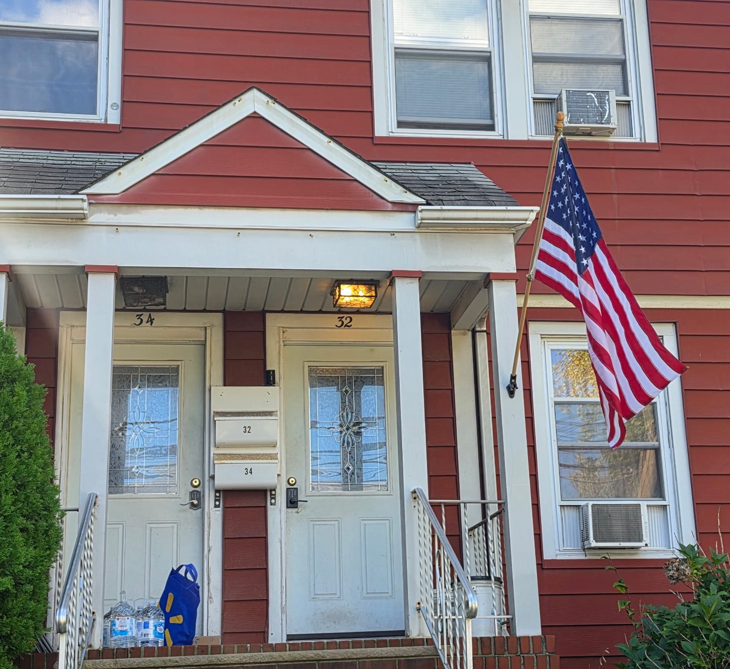 Customer photo review of 3' x 5' American Flag Set