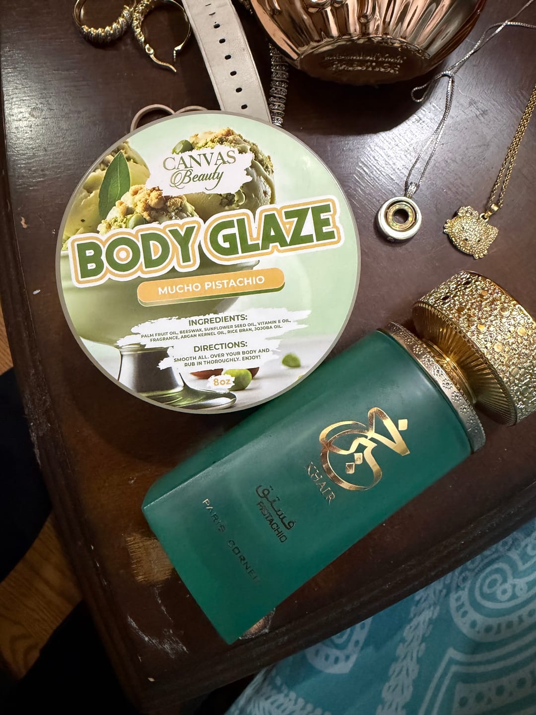 Customer photo review of (NEW) BODY GLAZE: MUCHO PISTACHIO