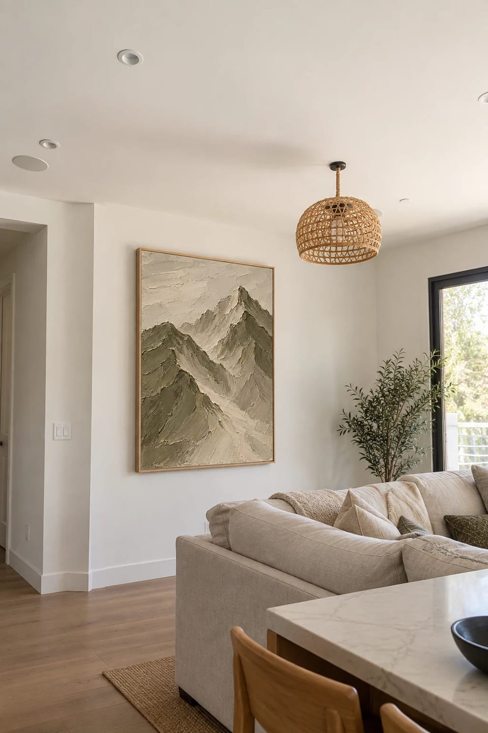 Customer photo review of Textured & Impasto Art｜Mountain Ridge Layers