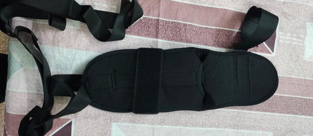 Customer photo review of Relieve Pain In 14 days with the Helvoro Stretching Strap