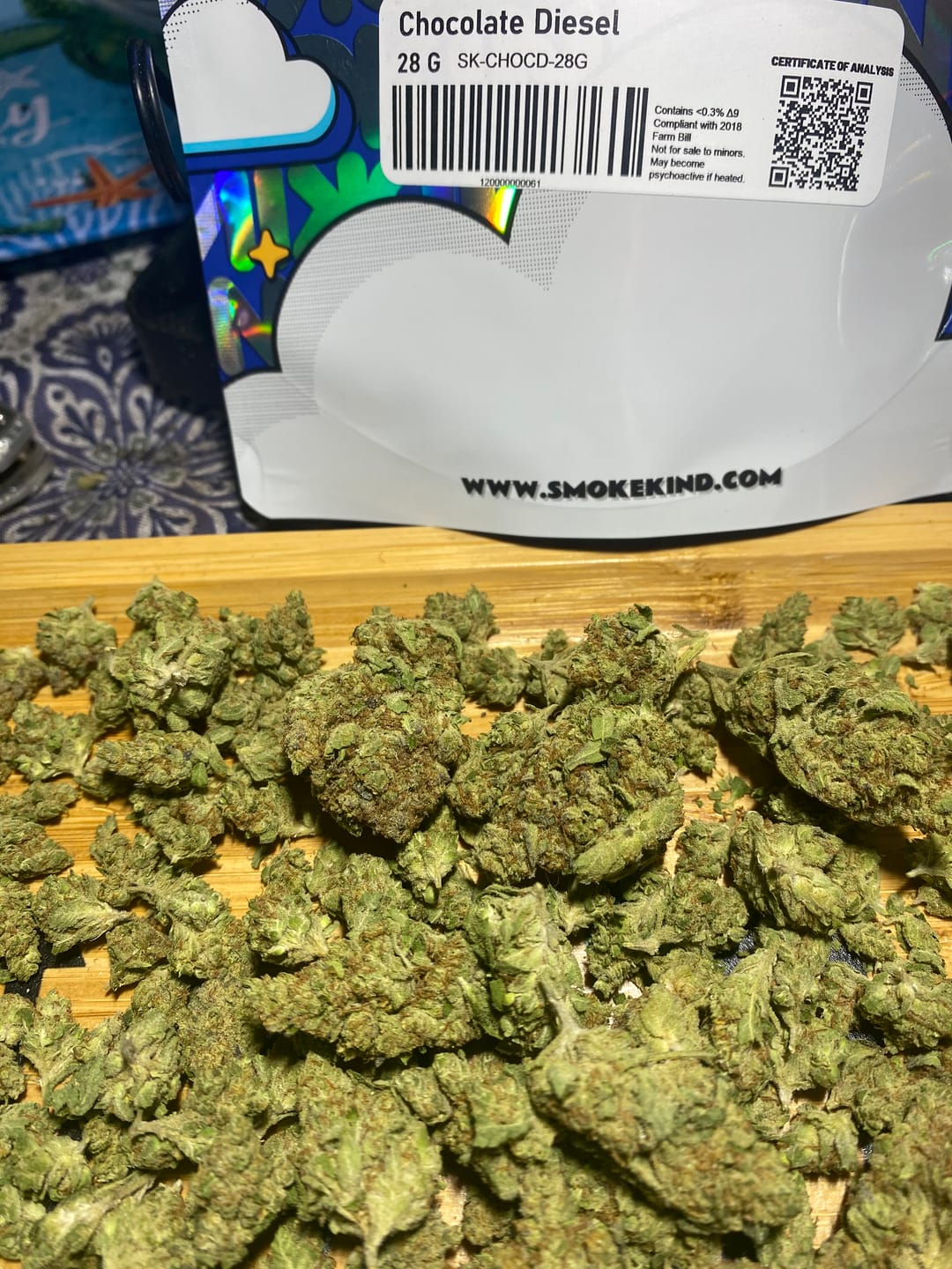 Customer photo review of Chocolate Diesel - 28 Grams - Hybrid