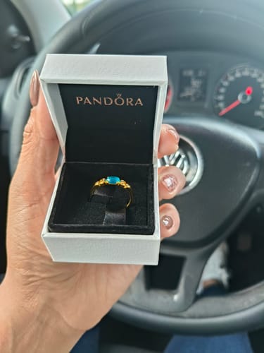 Customer photo review of ANILLO PANDORA PINCESA DISNEY JAZMIN ALADDIN DORADO ORO 14K