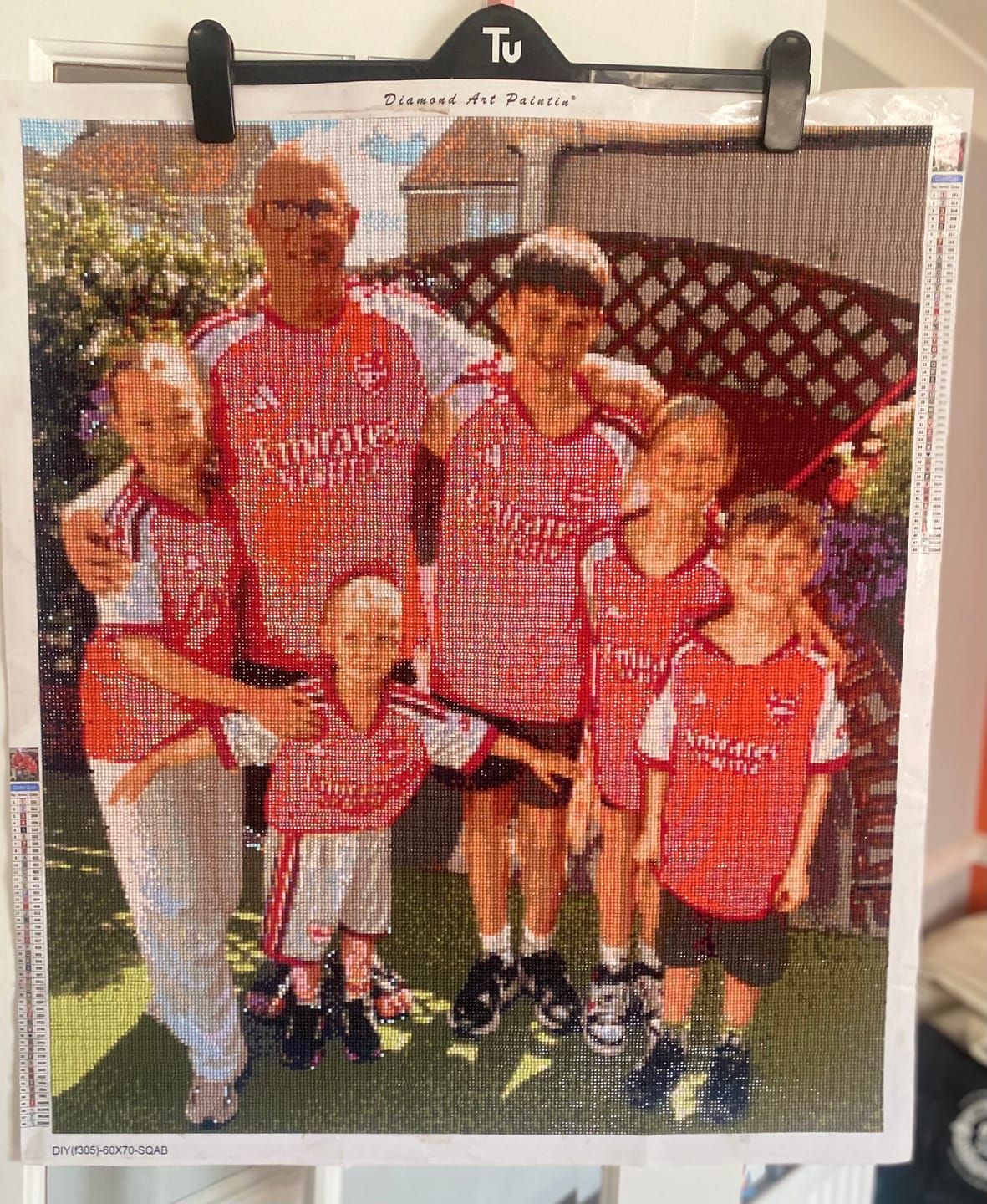 Customer photo review of Custom Diamond Painting Kit