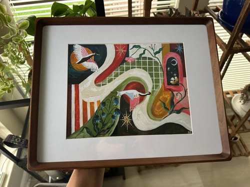 Customer photo review of "The Things I Kept" Art Print
