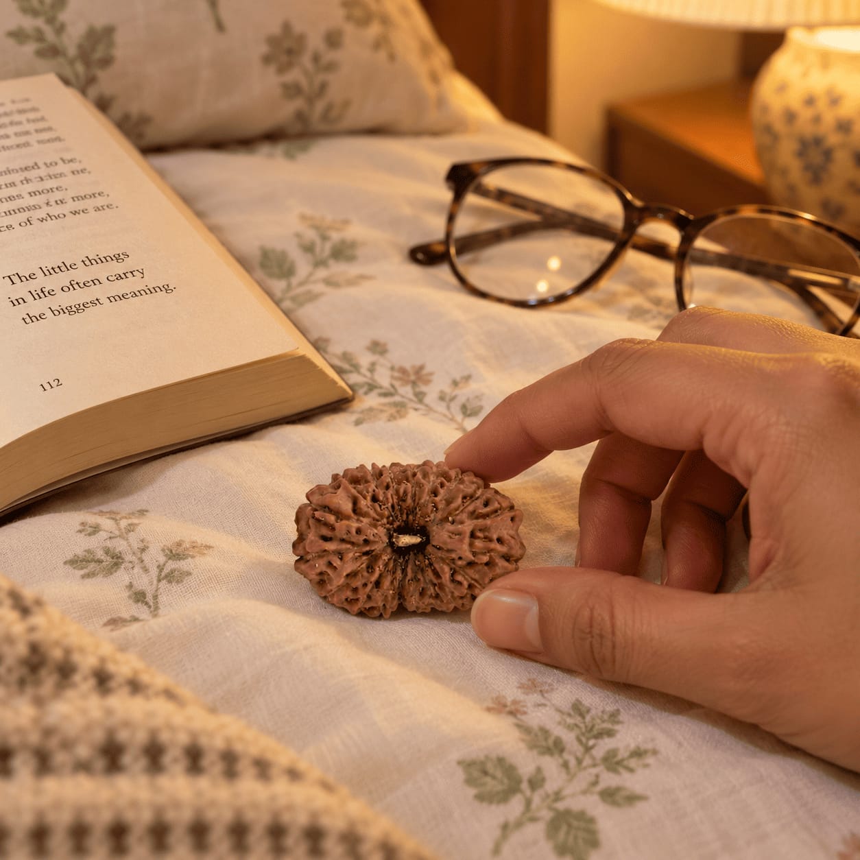 Customer photo review of Original 19 Mukhi Rudraksha (Nepali)