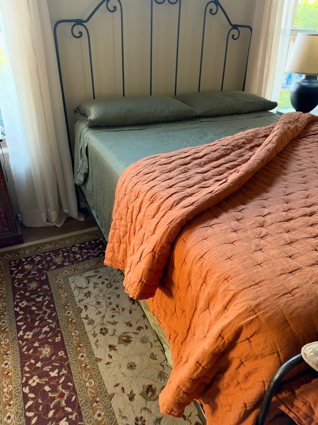 Customer photo review of TENCEL Lyocell Eucalyptus Cooling Sheet Set