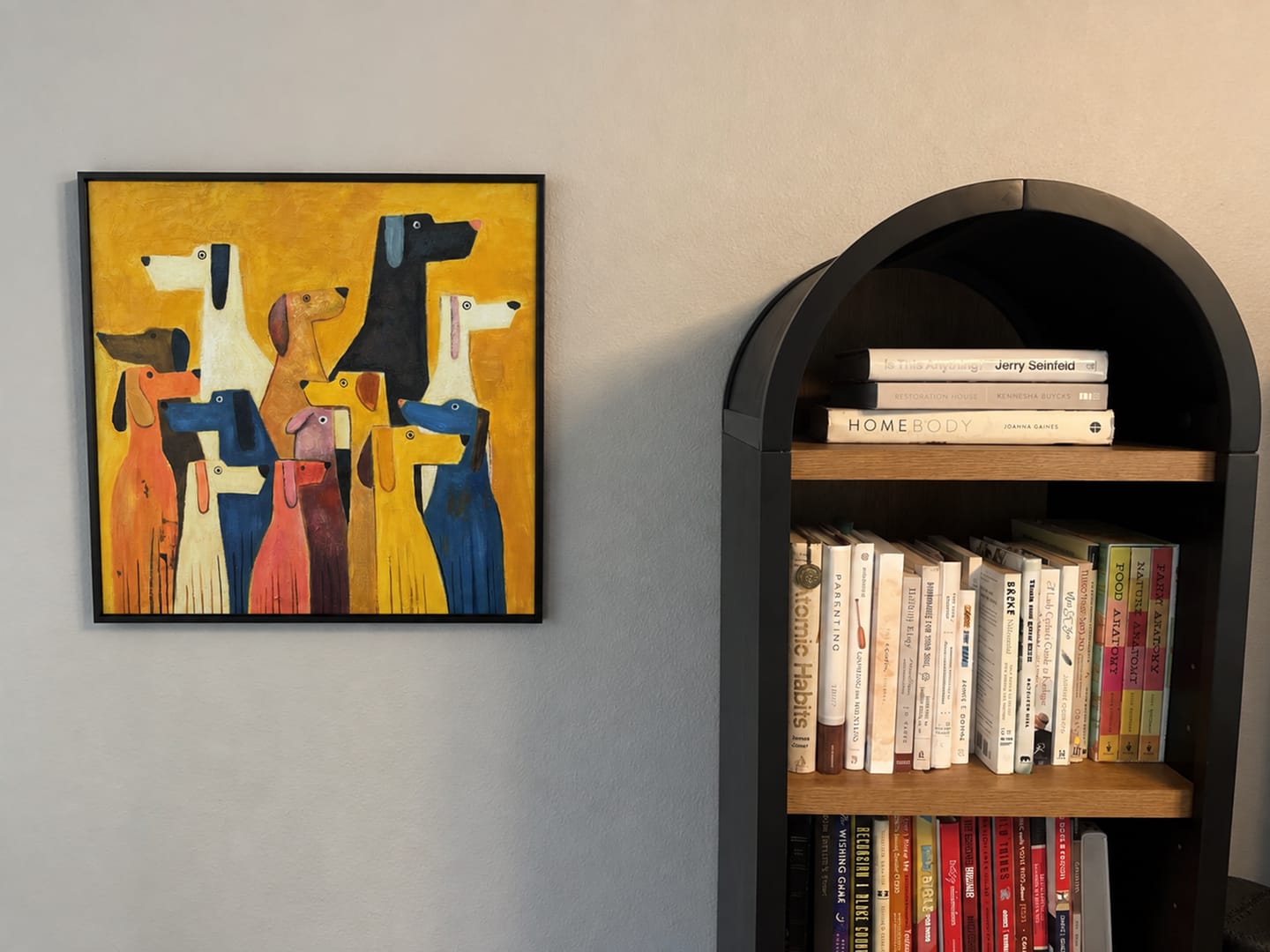 Customer photo review of Abstract Animal Canvas Art #DW080