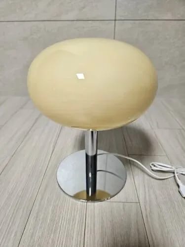 Customer photo review of Pink Glass Table Lamp for Bedside, Iron Base, 22 × 29 cm