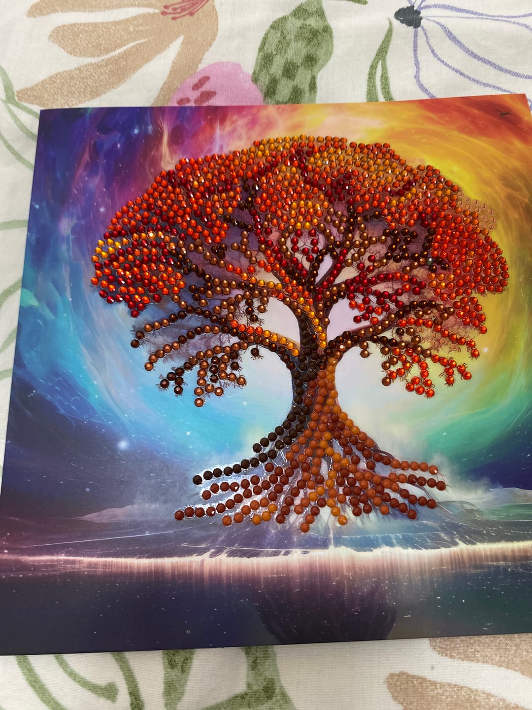 Customer photo review of "Tree Of Life" Crystal Art Card 18x18cm