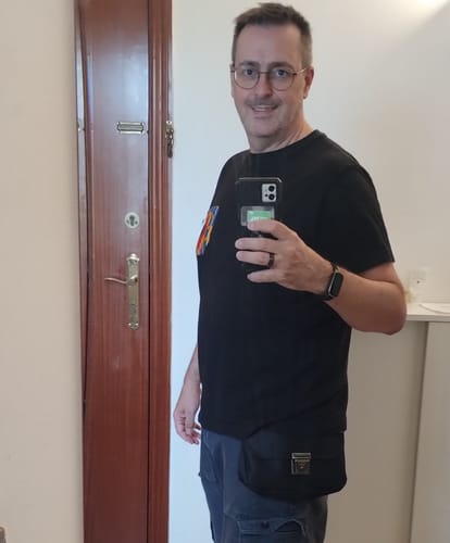 Customer photo review of Classic Black "Cordura" & Old Gold · Pieza Exclusiva Núm. 10472