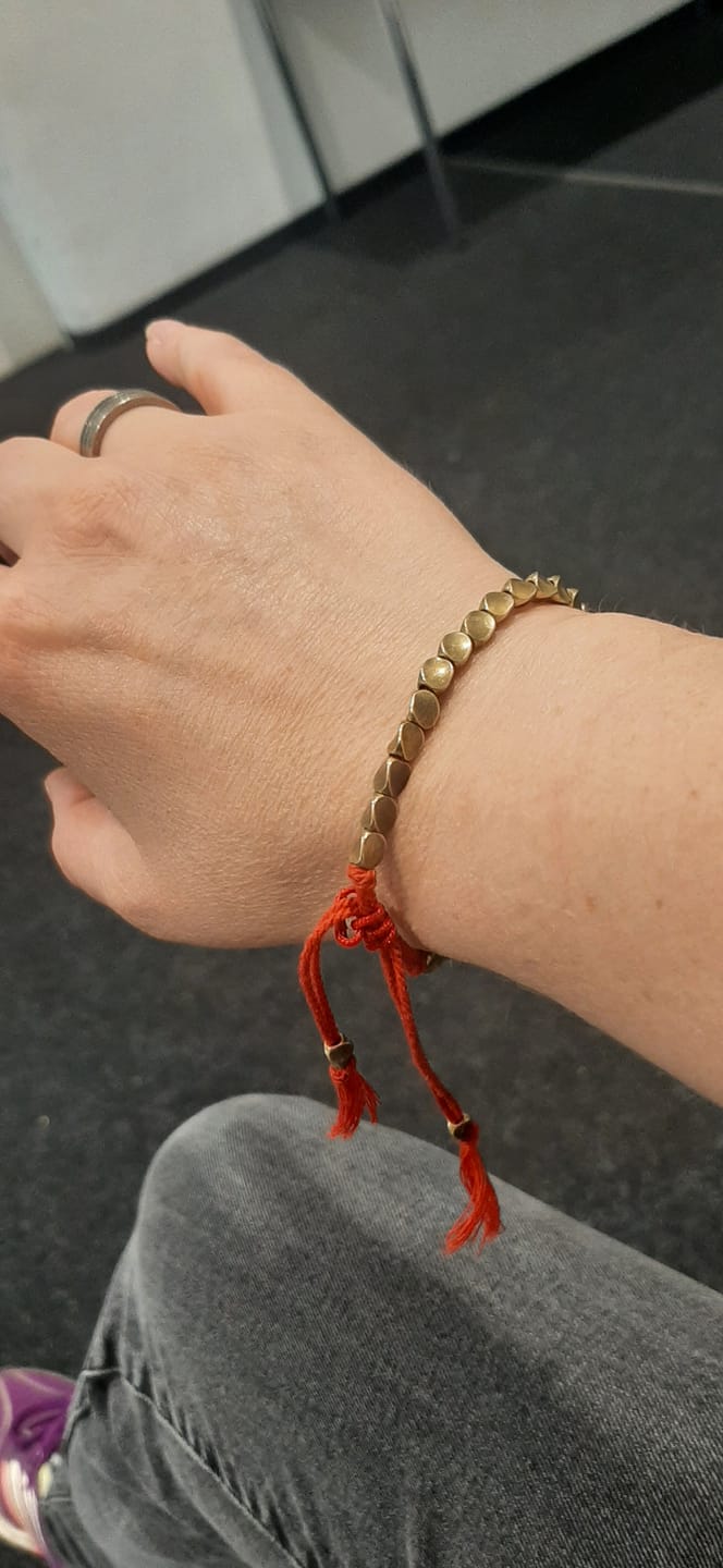 Customer photo review of Buddha Stones, tibetische Kupferperlen, heilendes Glücksarmband