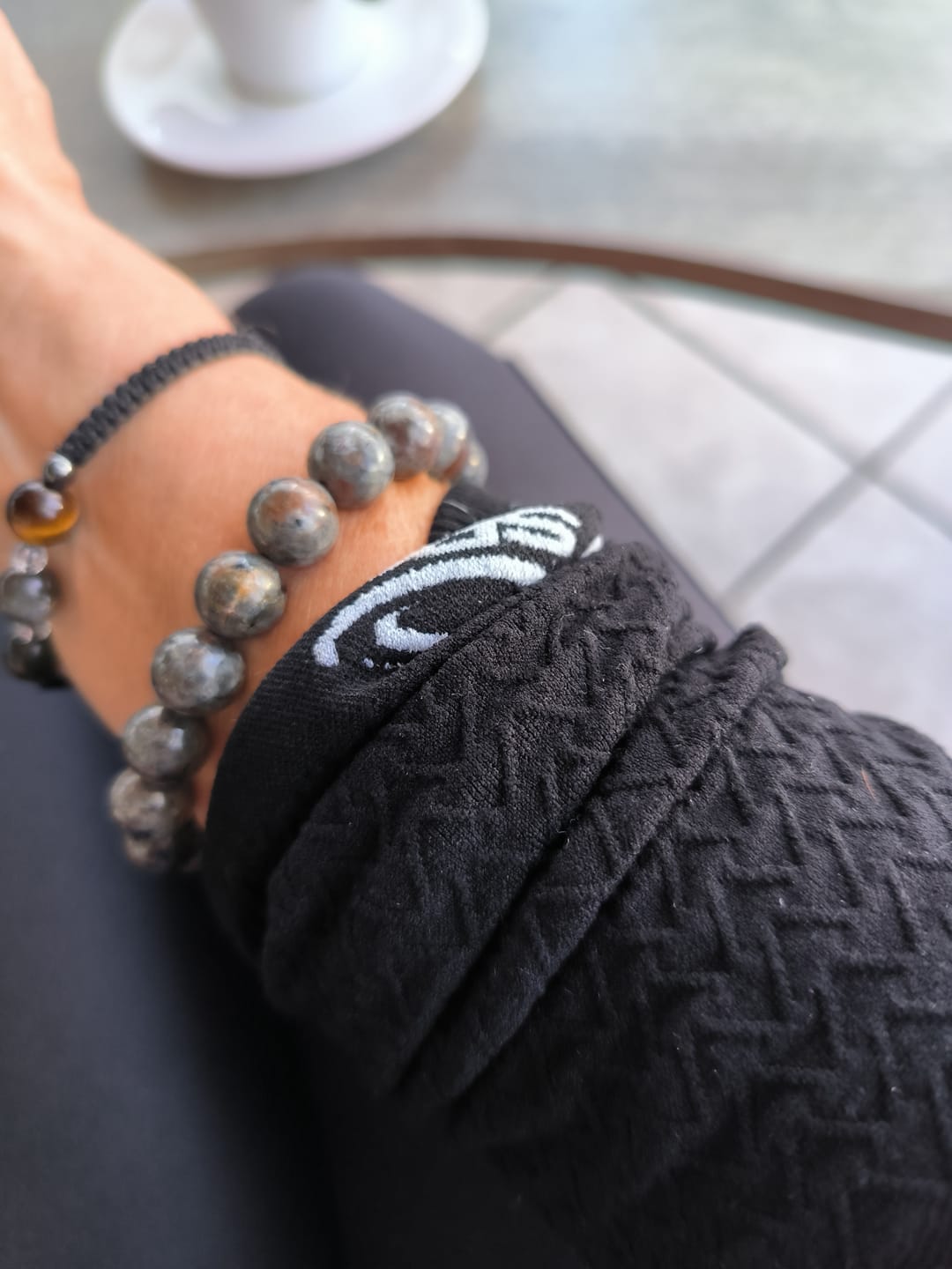 Customer photo review of Bracelet Yooperlite 10mm