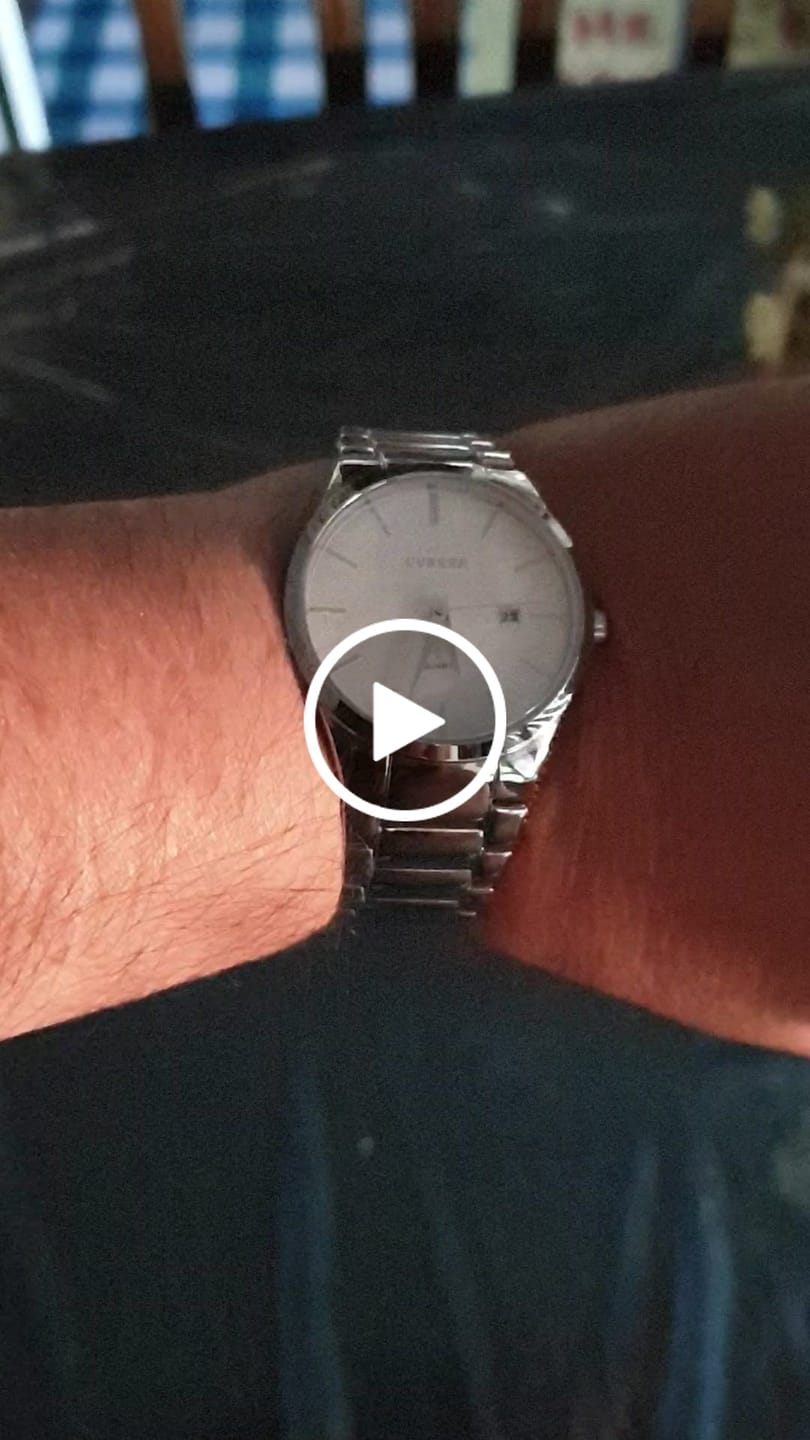 Customer video review of Curren Budapest® orologio uomo acciaio