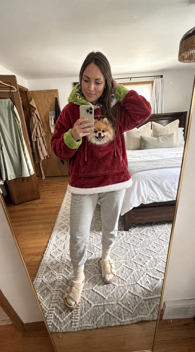 Customer photo review of GrumpNest™ CuddleCarry Hoodie