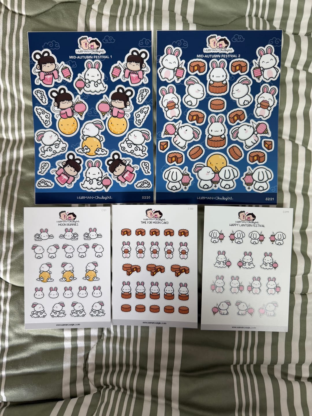 Customer photo review of Time For Moon Cake! Planner Stickers