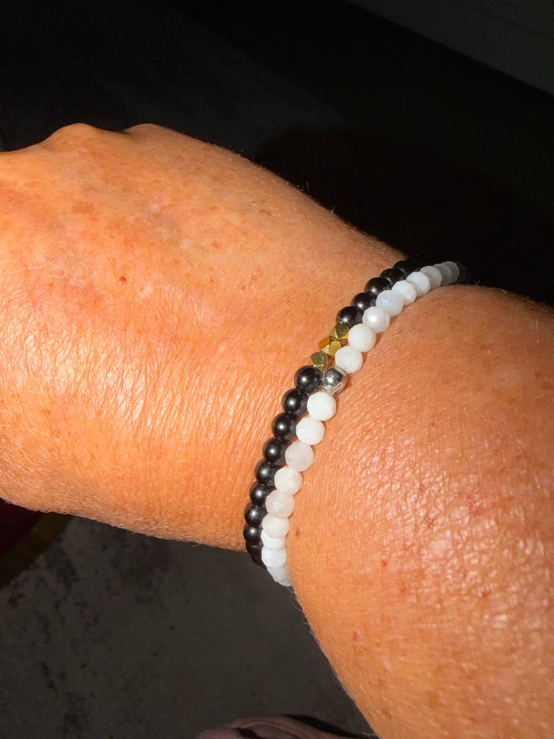 Customer photo review of Obsidian Armband