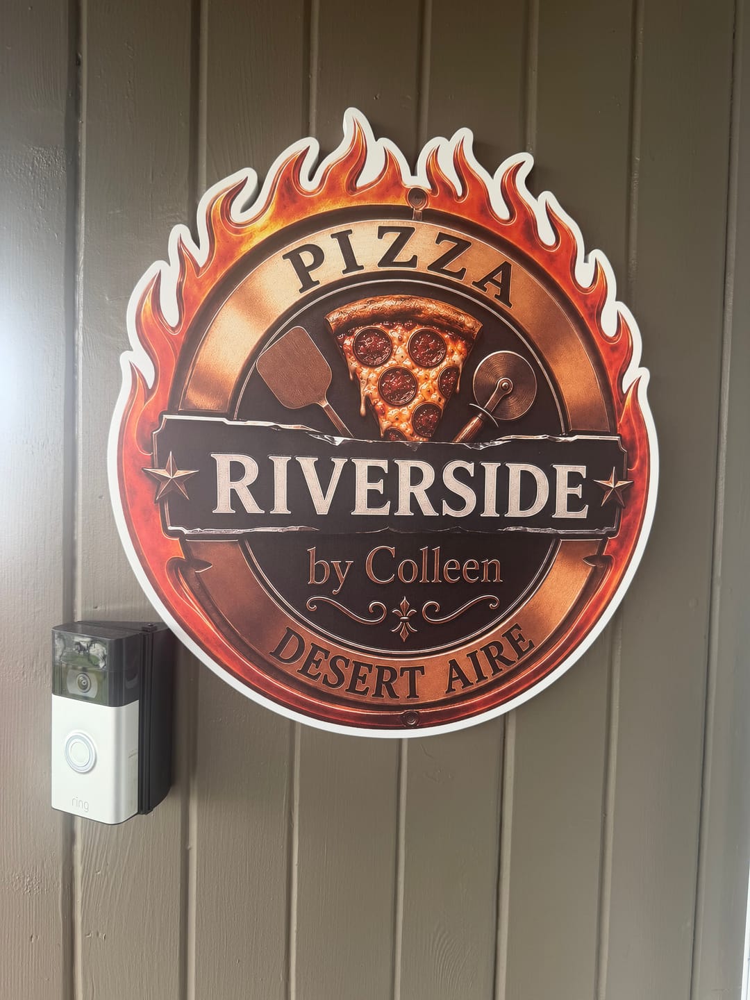 Customer photo review of CUSTOM MOCKUP SIGN FOR Colleen Gregoire