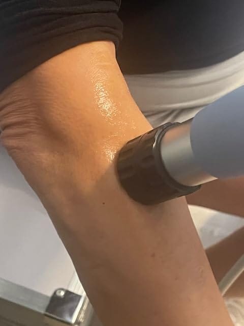 Customer photo review of LumyHealth Professional Shockwave Therapy Machine