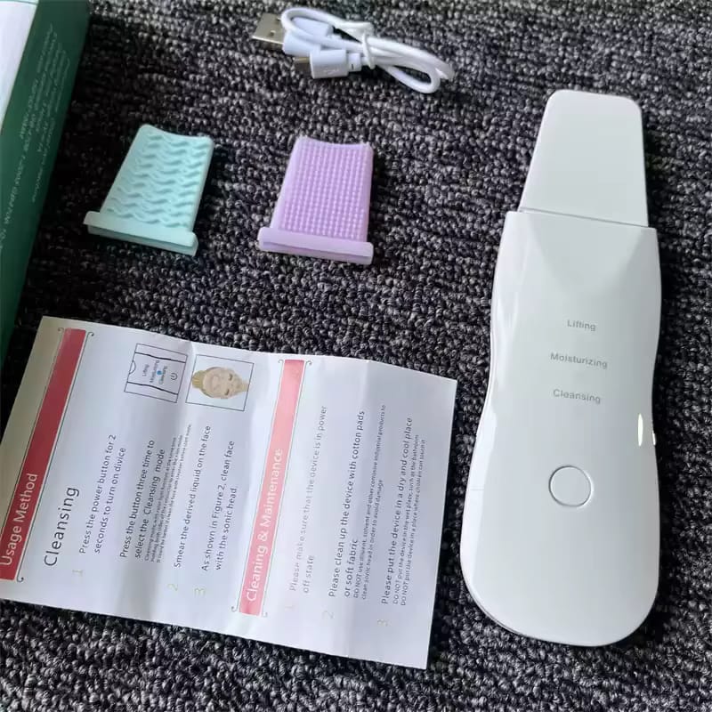 Customer photo review of Smoova™ — Ultrasonic Facial Cleanser 2.0