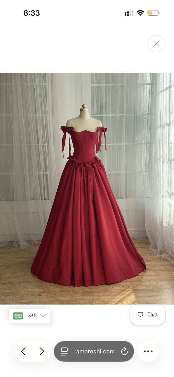 Customer photo review of Carmine Bows Gown