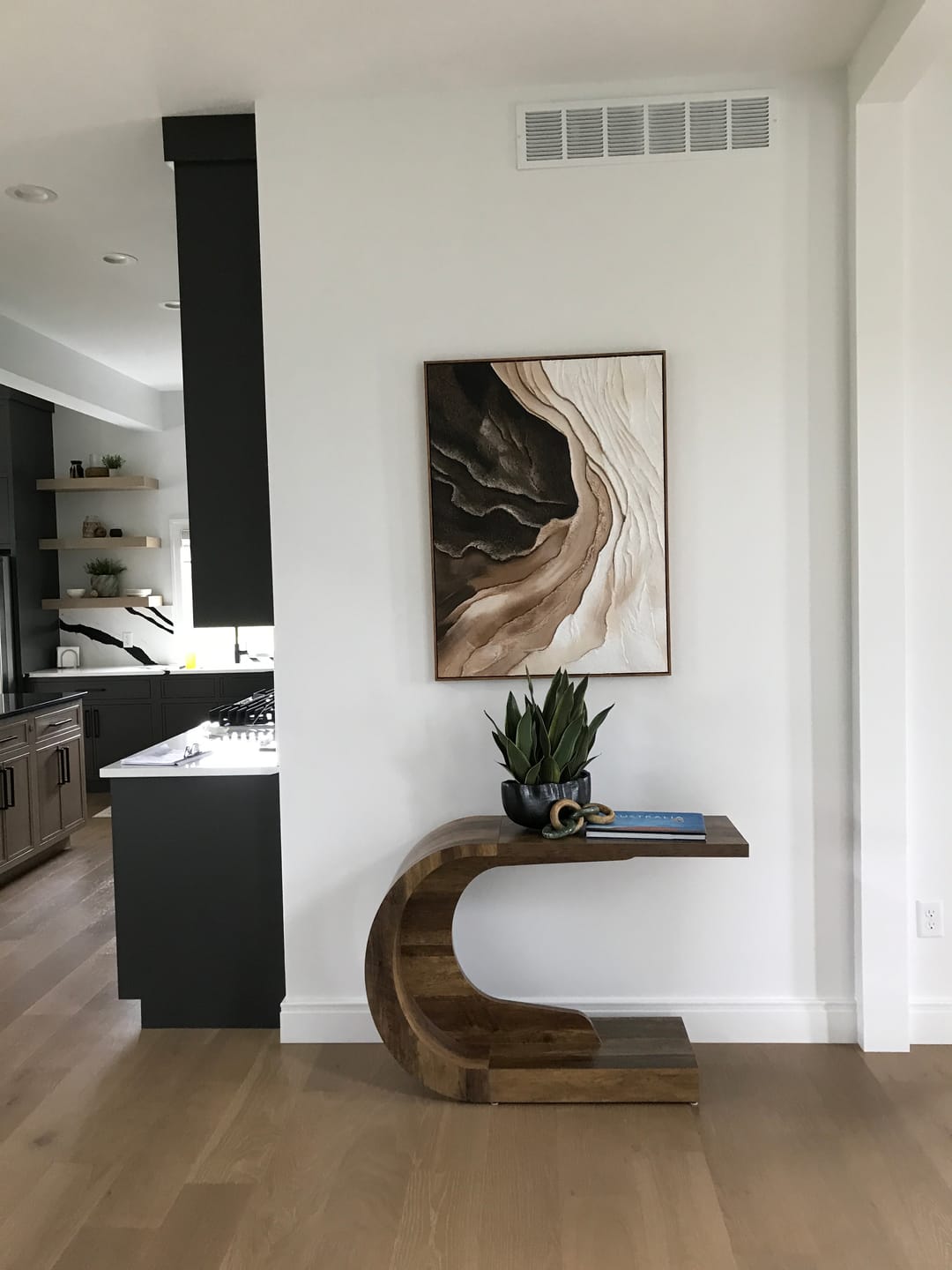 Customer photo review of Natural Canyon-3D Abstract Nature-Inspired Canvas Painting for Living Rooms