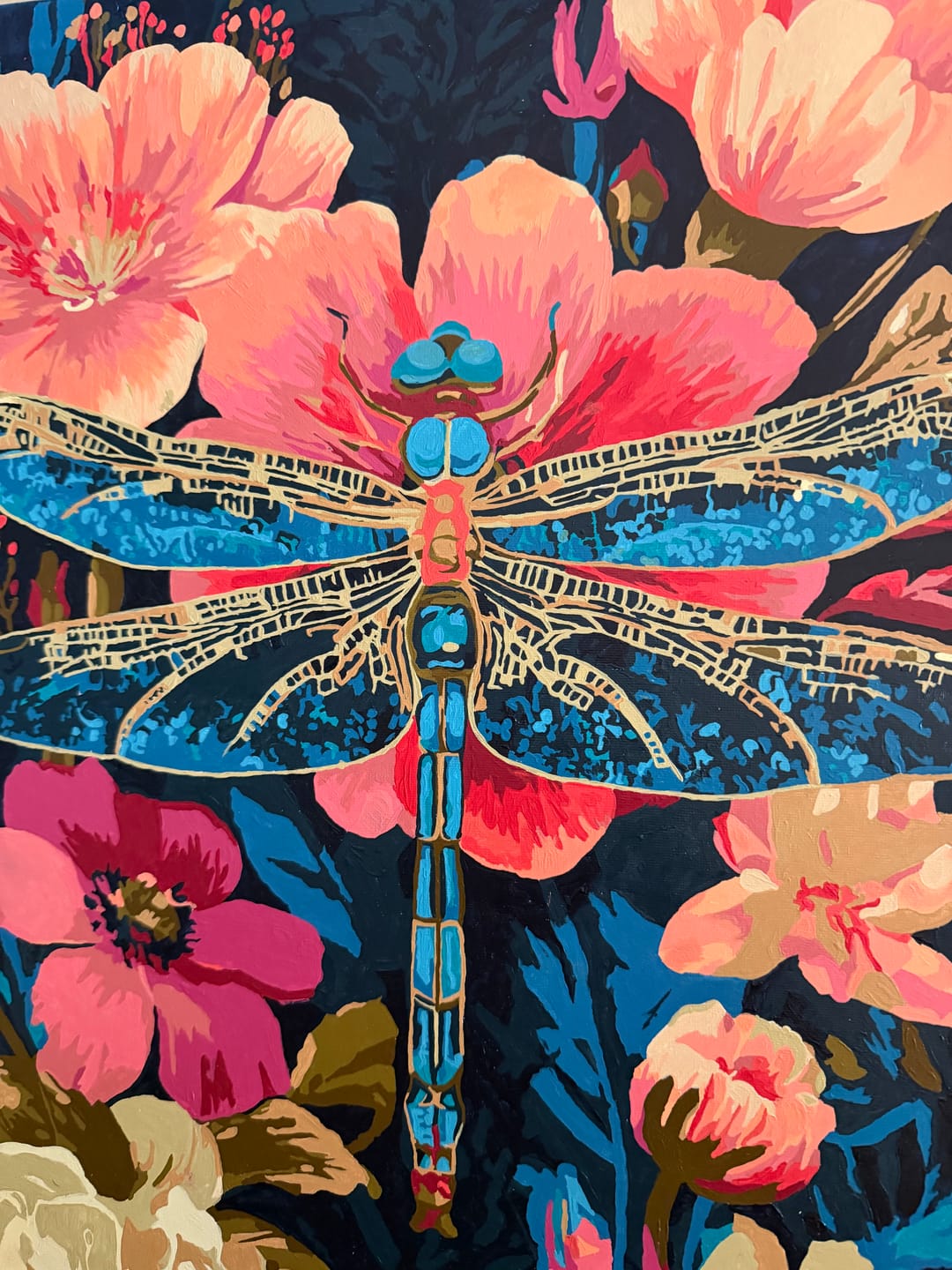 Customer photo review of Precious Dragonfly | Paint by Number