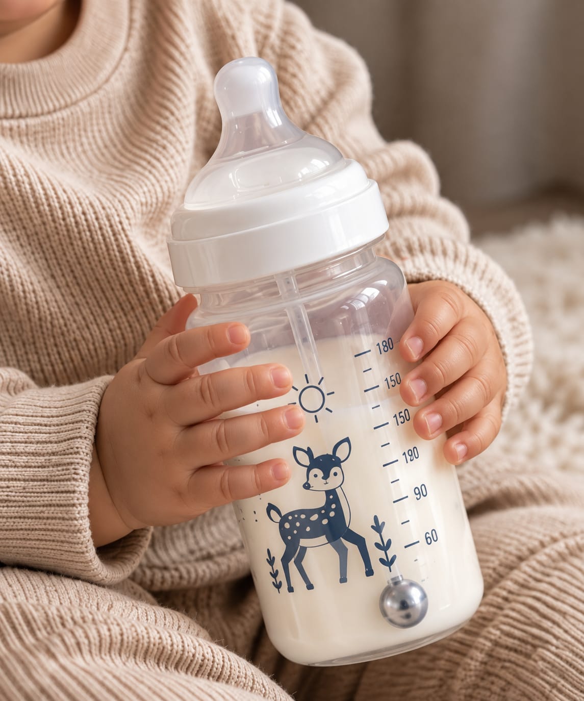 Customer photo review of Freihand-Babyflasche