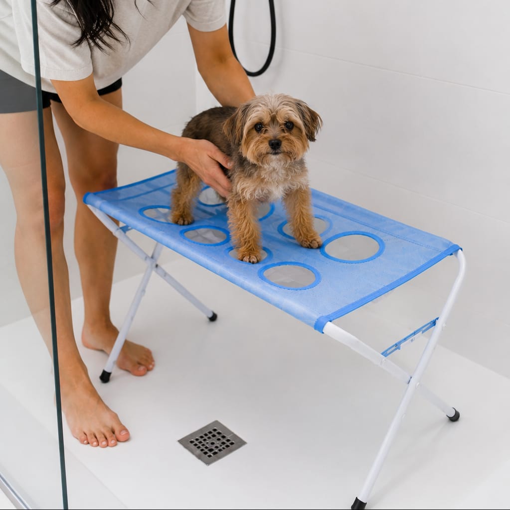 Customer photo review of Hamaca de baño para mascota