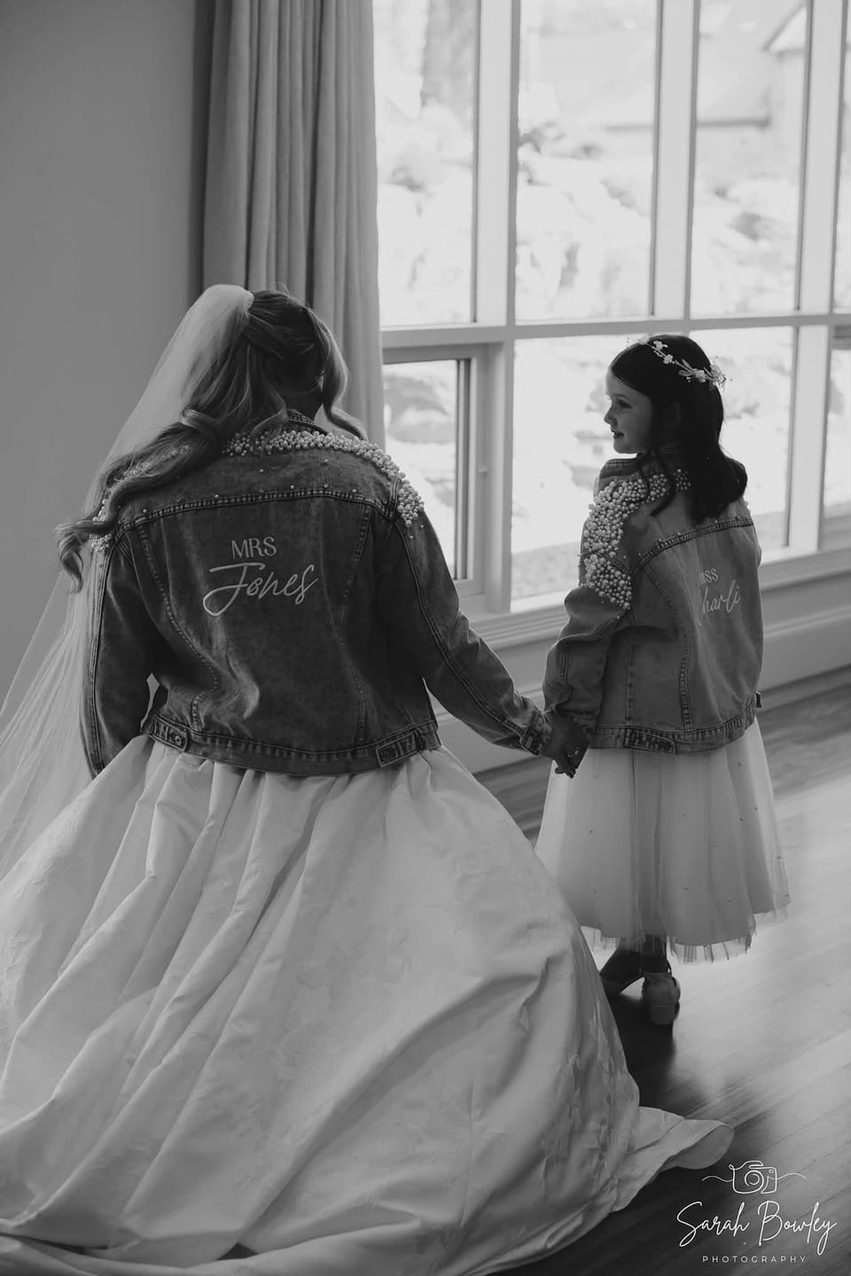 Customer photo review of Bridal Denim Jacket