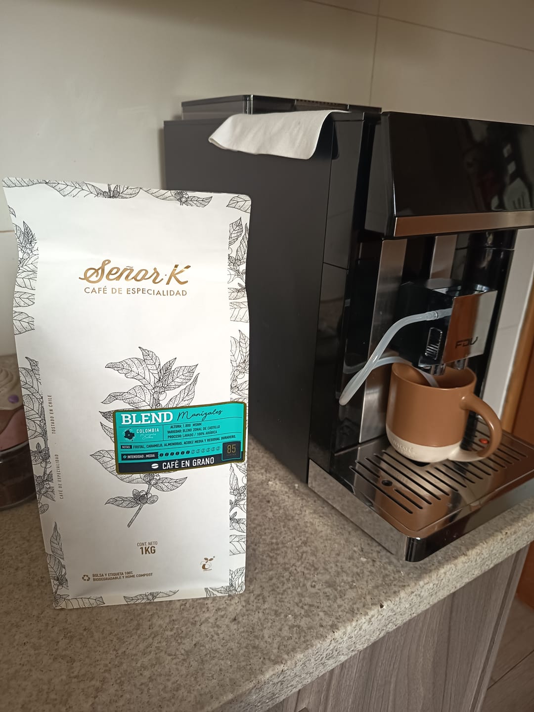 Customer photo review of Colombia | Blend Manizales Bolsa 1KG |GRANO ENTERO