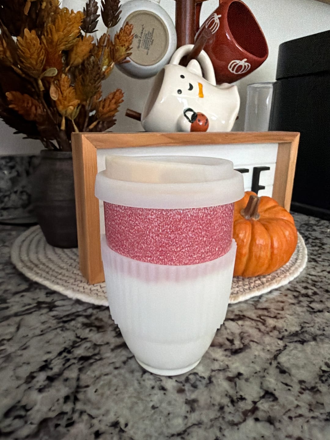 Customer photo review of Coral Pink Cup 12oz