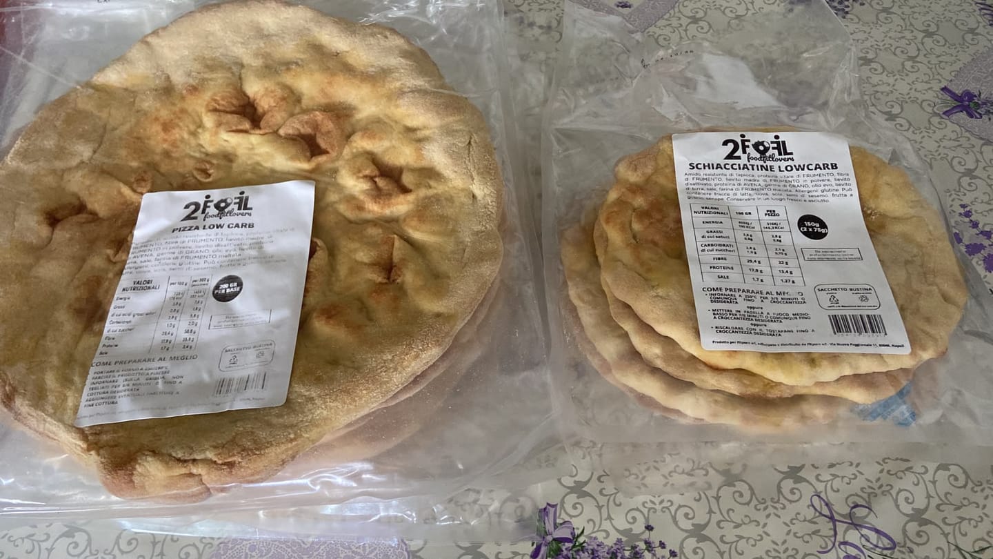 Customer photo review of Schiacciatine low-carb 150g (2pz)