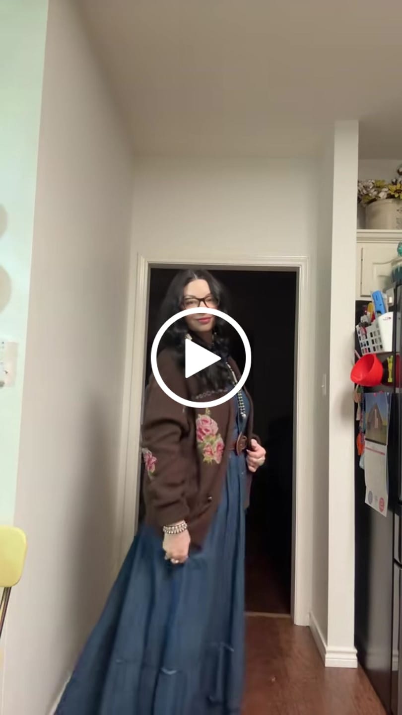 Customer video review of Nana's Rose Garden Sweater