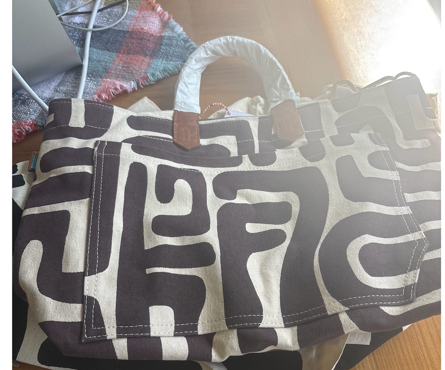 Customer photo review of Commuter - Fig Kuba with Dark Purple Beaded Heart