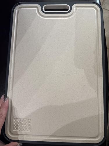 Customer photo review of Two-Sided Titanium Cutting Board